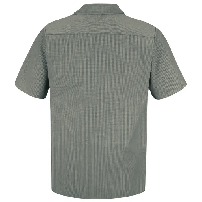 Red Kap® Men's Short Sleeve Micro check Uniform Shirt - SP20
