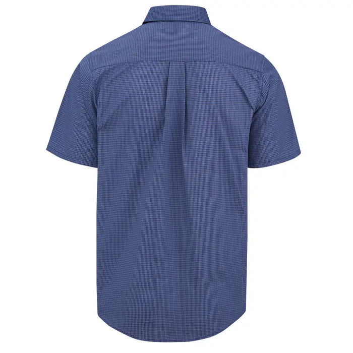 Red Kap® Men's Short Sleeve Mini-Plaid Uniform Shirt - Wrinkle Resistant - SP84