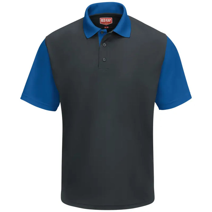 Red Kap® Men's Short Sleeve Performance Knit® Color-Block Polo - SK56