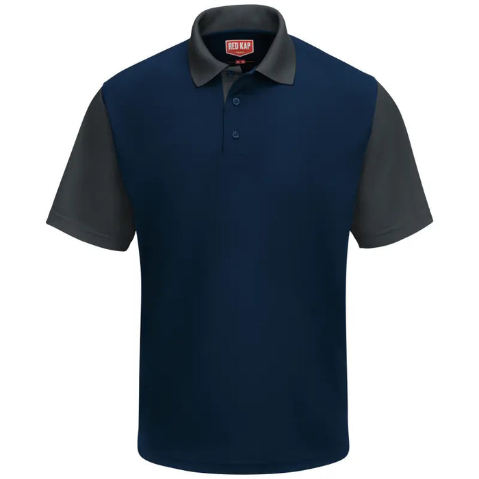 Red Kap® Men's Short Sleeve Performance Knit® Color-Block Polo - SK56
