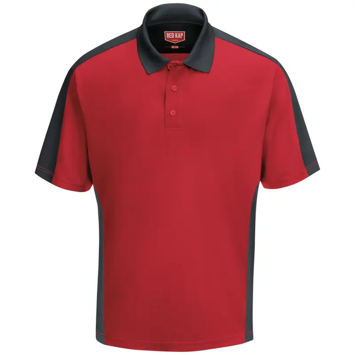 Red Kap® Men's Short Sleeve Performance Knit® Two-Tone Polo - SK54