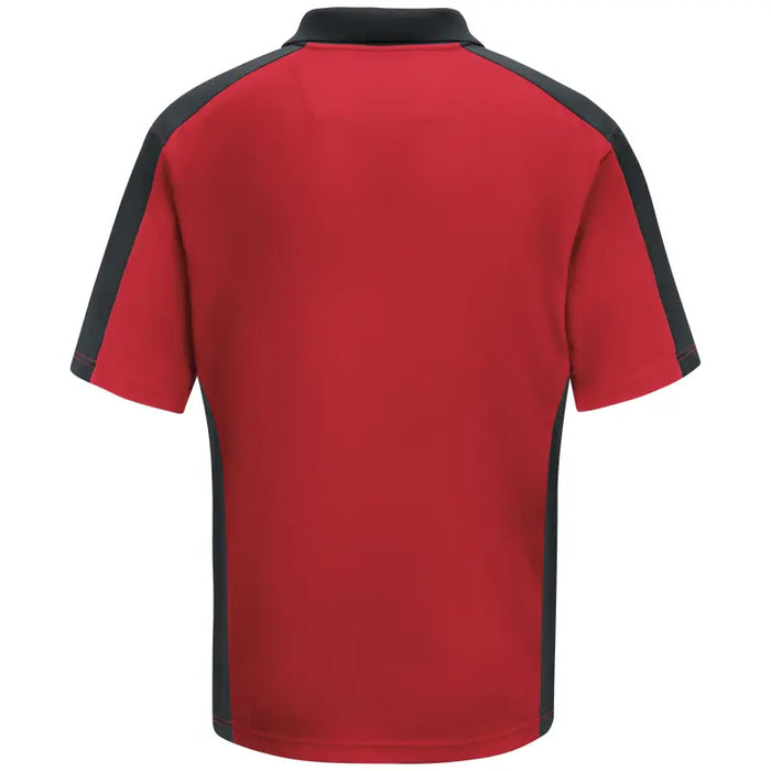 Red Kap® Men's Short Sleeve Performance Knit® Two-Tone Polo - SK54