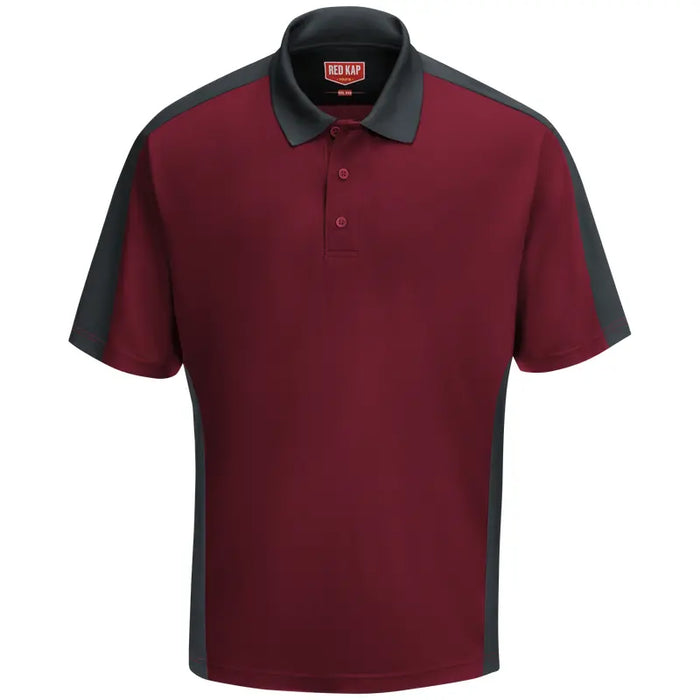Red Kap® Men's Short Sleeve Performance Knit® Two-Tone Polo - SK54