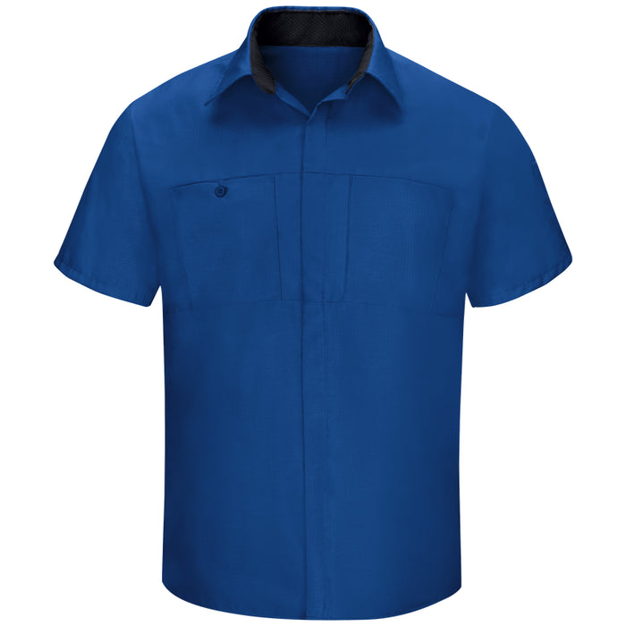 Red Kap® Men's Short Sleeve Performance Plus Shirt - Oilblok Technolog ...