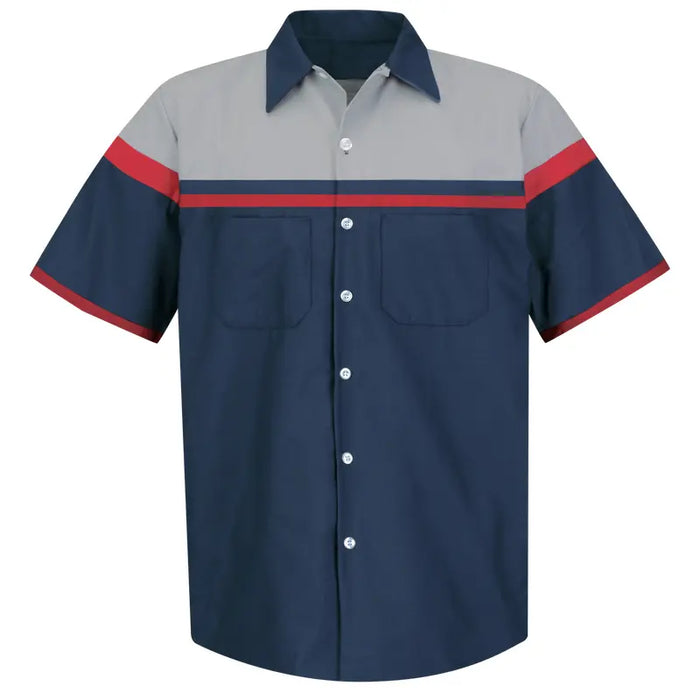 Red Kap® Men's Short Sleeve Performance Workwear Tech Shirt - Navy - SP24-AC