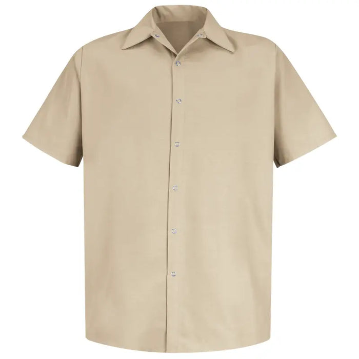Red Kap® Men's Short Sleeve Specialized Pocketless Work Shirt - SP26