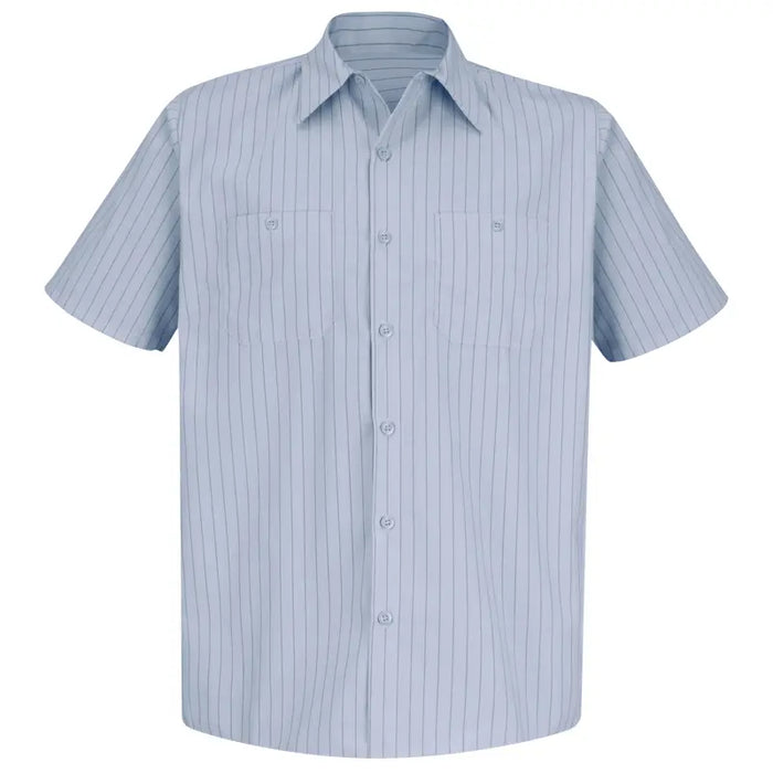 Red Kap® Men's Short Sleeve Striped Work Shirt - SP20