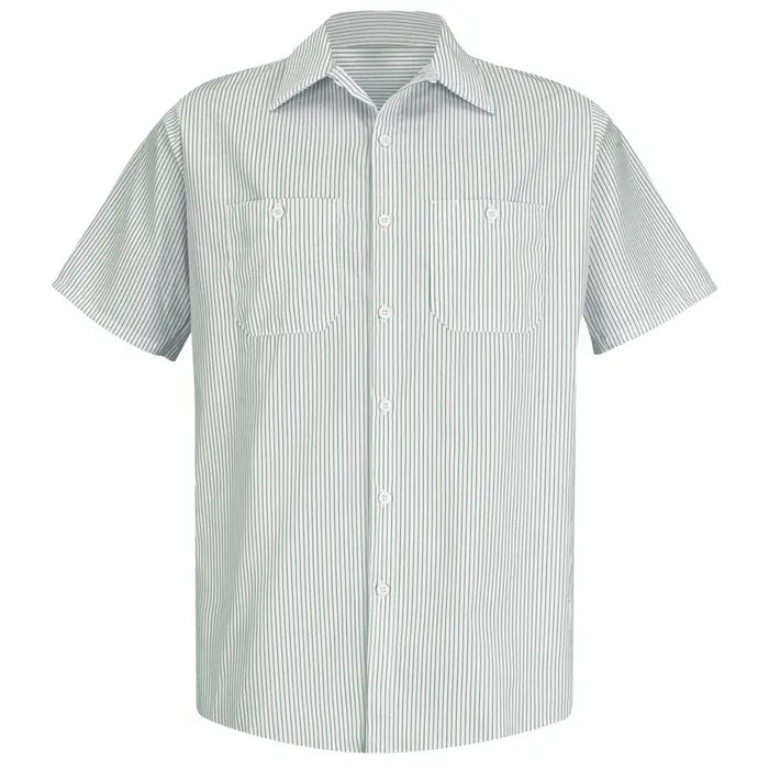 Red Kap® Men's Short Sleeve Striped Work Shirt - SP20