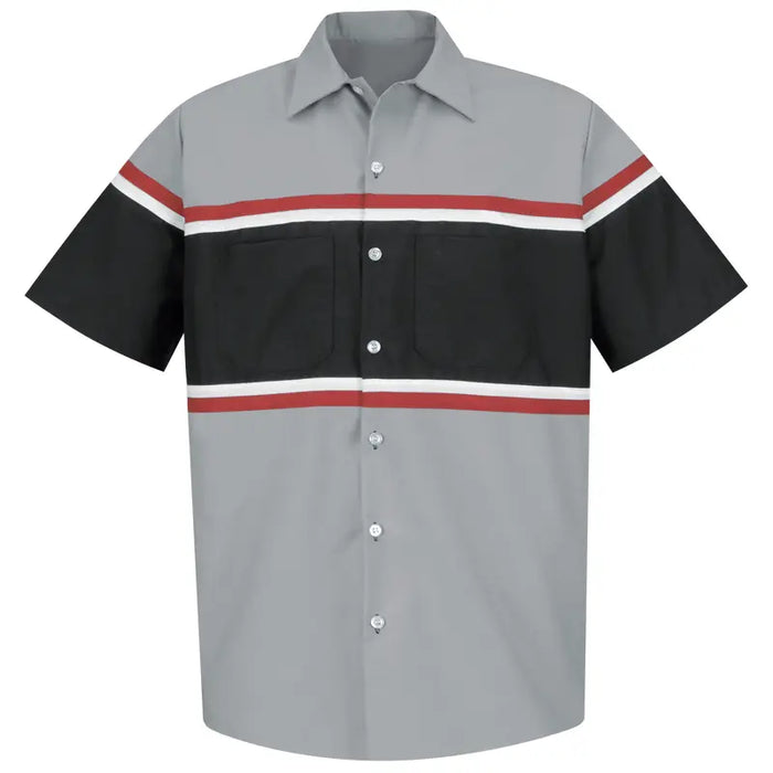 Red Kap® Men's Short Sleeve Technician Shirt - Gray - SP24-GM