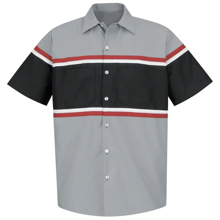 Red Kap® Men's Short Sleeve Technician Shirt - Gray - SP24-GM