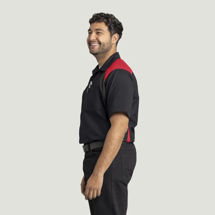 Red Kap® Men's Short Sleeve Tri-Color Work Shirt - SY28-TRI-COLOR