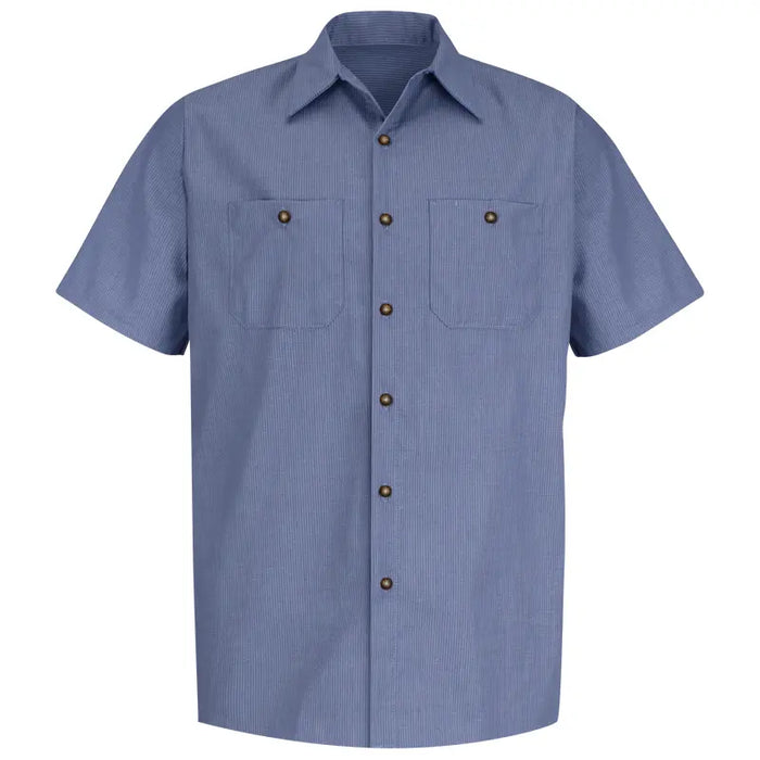 Red Kap® Men's Short Sleeve Work Shirt - SP24-MICRO-CHECK