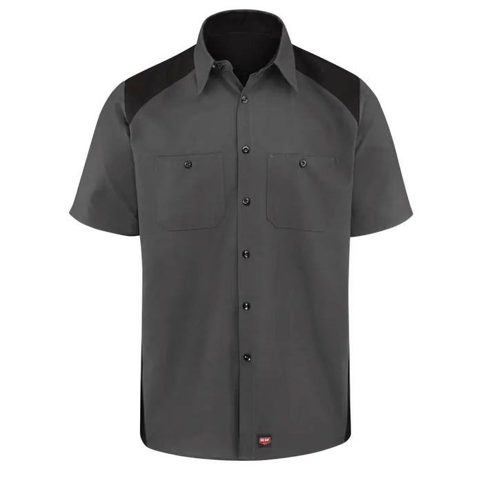 Red Kap® Men's Short Sleeve Work Shirt - Wicking Fabric - SP28