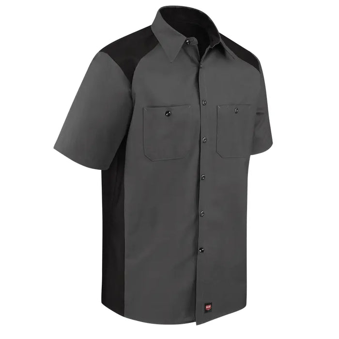 Red Kap® Men's Short Sleeve Work Shirt - Wicking Fabric - SP28