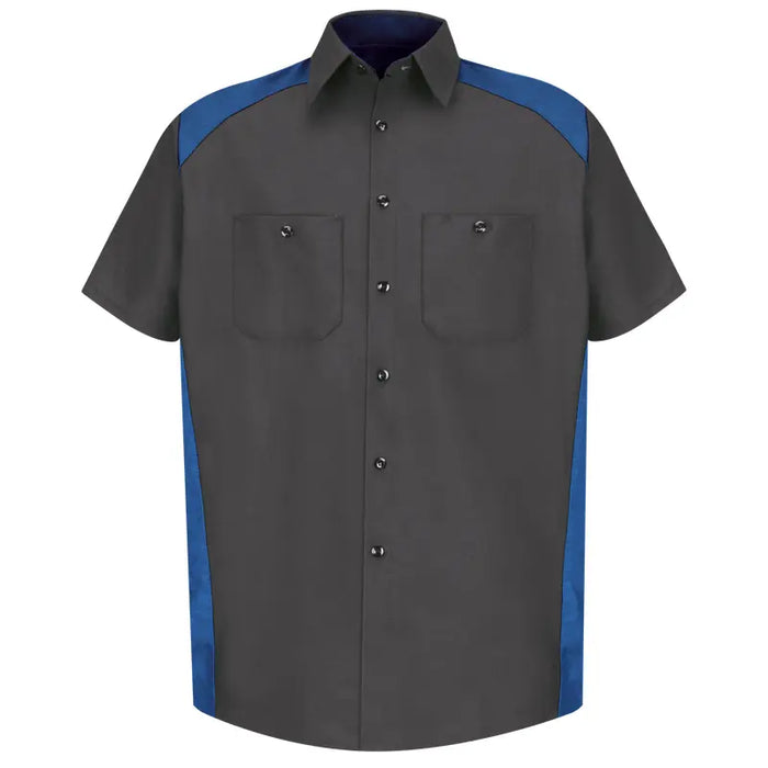 Red Kap® Men's Short Sleeve Work Shirt - Wicking Fabric - SP28