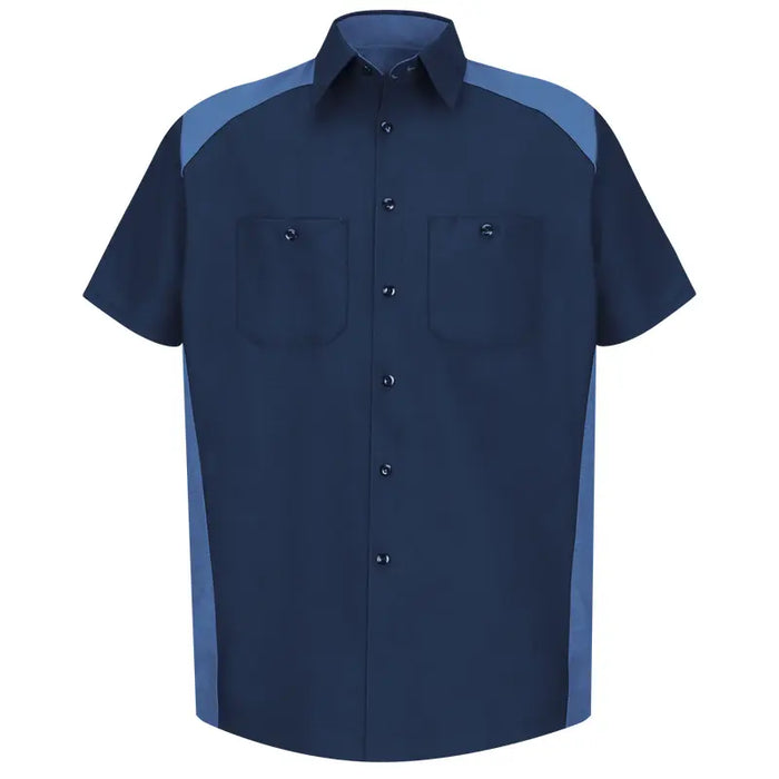 Red Kap® Men's Short Sleeve Work Shirt - Wicking Fabric - SP28