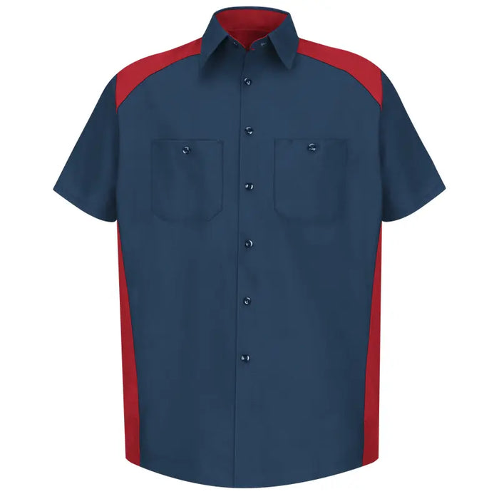 Red Kap® Men's Short Sleeve Work Shirt - Wicking Fabric - SP28