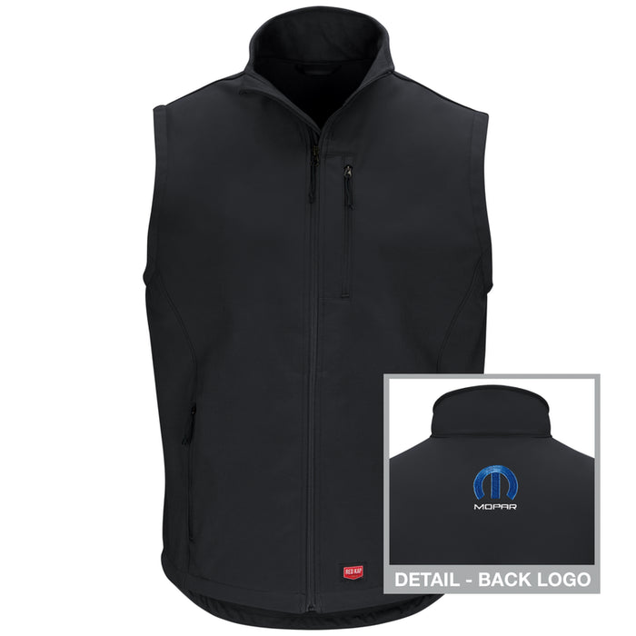 Red Kap® Mopar Lightweight Soft Shell Vest - 5591BK