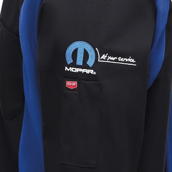 Red Kap® Mopar Men's Long Sleeve Technician Shirt with Oilblok Technology - SY36MP