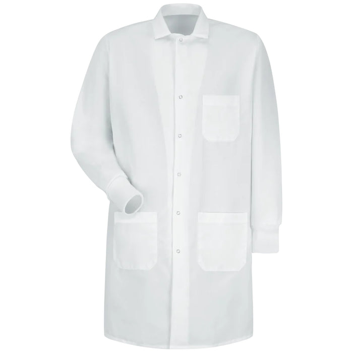 Red Kap® Unisex Specialized Cuffed Lab Coat with No Buttons - White - KP70WH