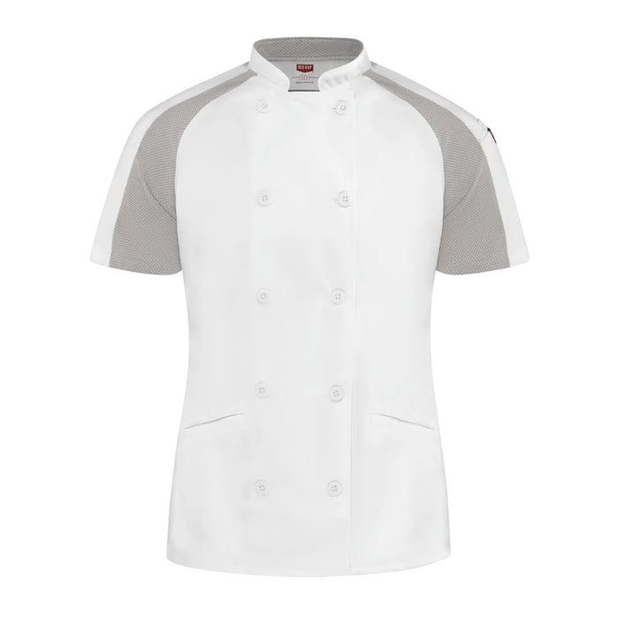 Red Kap® Women's Airflow Raglan Sleeves Chef Coat with OilBlok - 051W