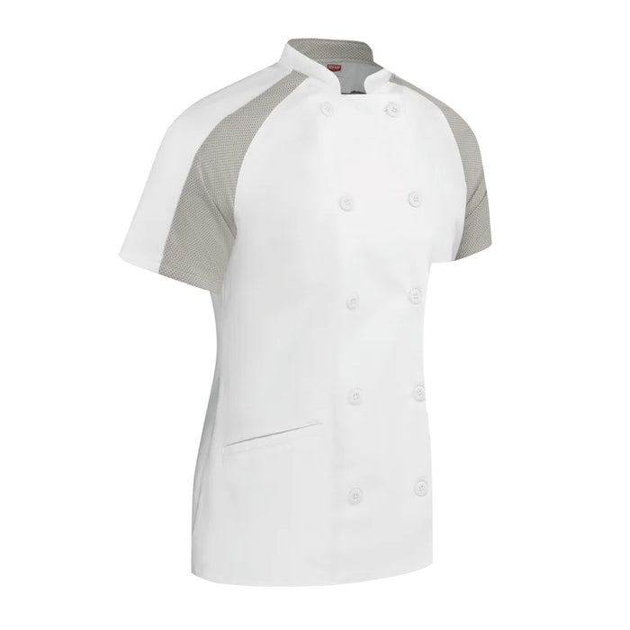 Red Kap® Women's Airflow Raglan Sleeves Chef Coat with OilBlok - 051W