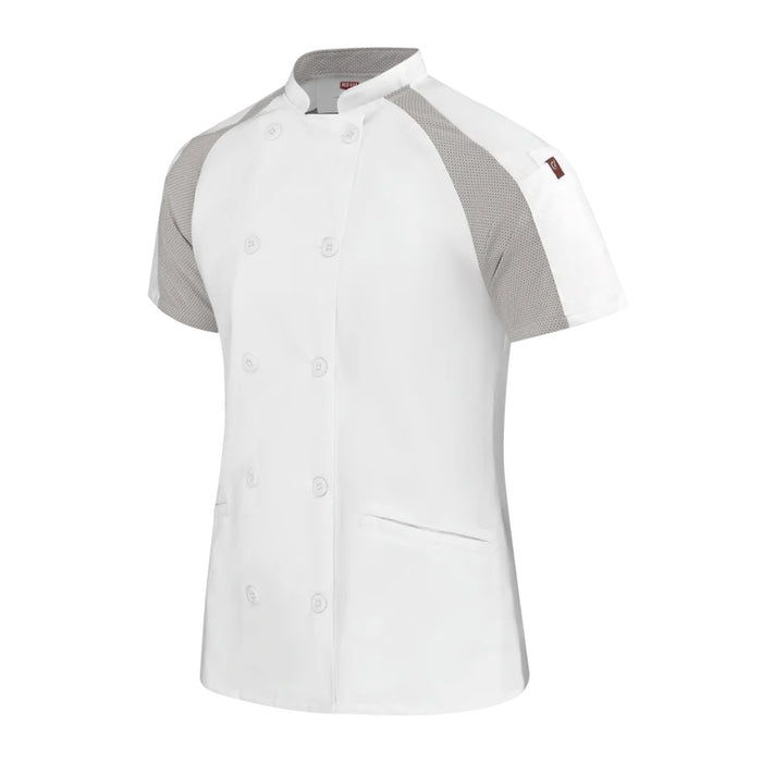 Red Kap® Women's Airflow Raglan Sleeves Chef Coat with OilBlok - 051W