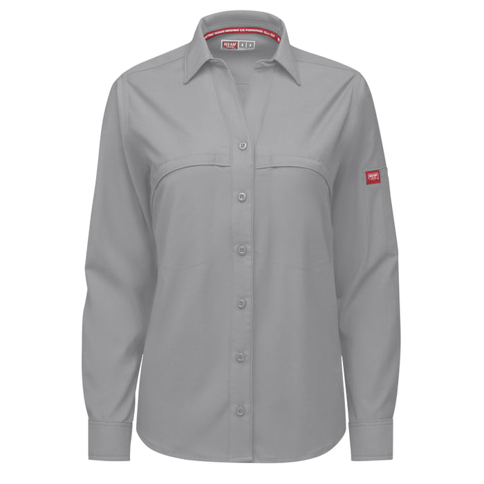 Red Kap® Women's Cooling Long Sleeve Work Shirt - TSW3