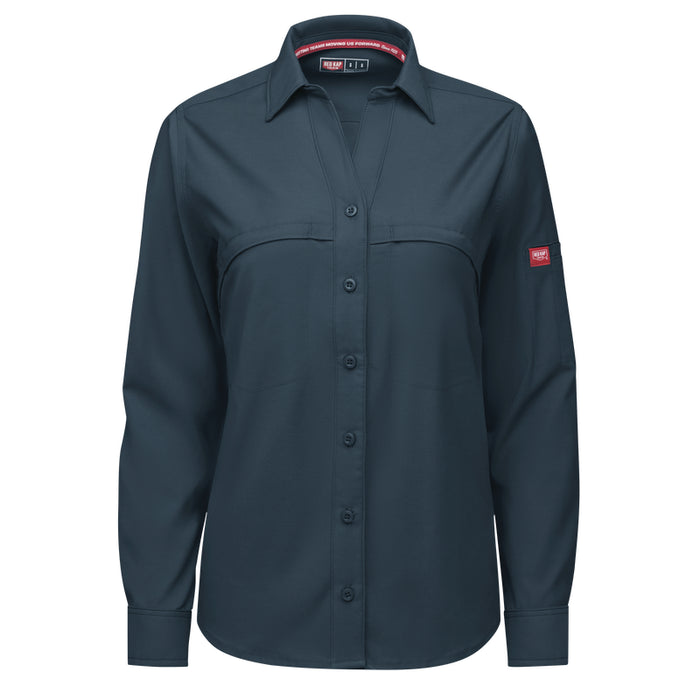 Red Kap® Women's Cooling Long Sleeve Work Shirt - TSW3