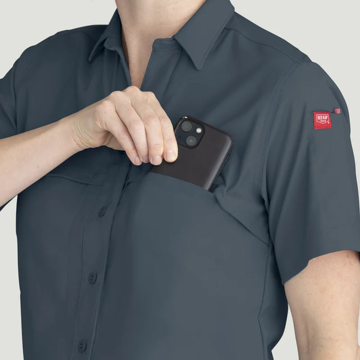 Red Kap® Women's Cooling Short Sleeve Lightweight Work Shirt- TSW1