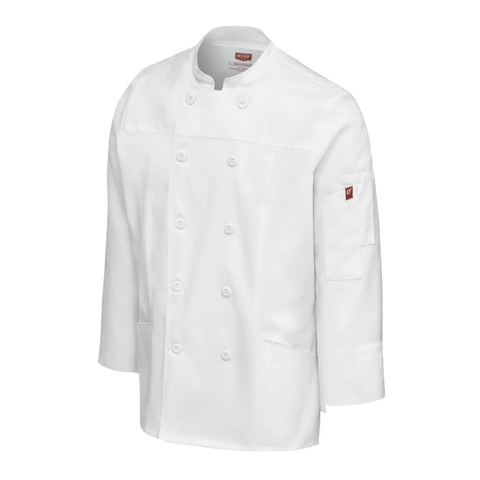Red Kap® Women's Deluxe Airflow Chef Coat with Double-Breasted Closure - 053w