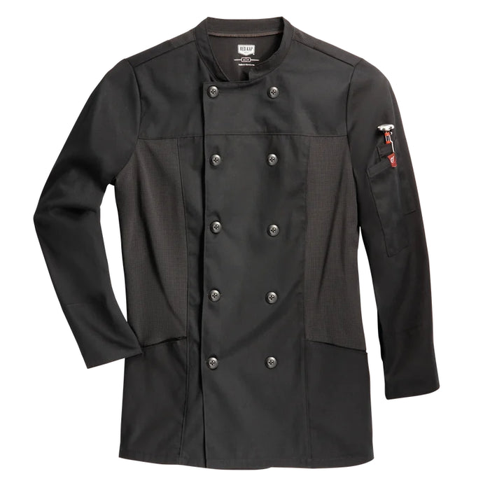 Red Kap® Women's Deluxe Airflow Chef Coat with Double-Breasted Closure - 053w
