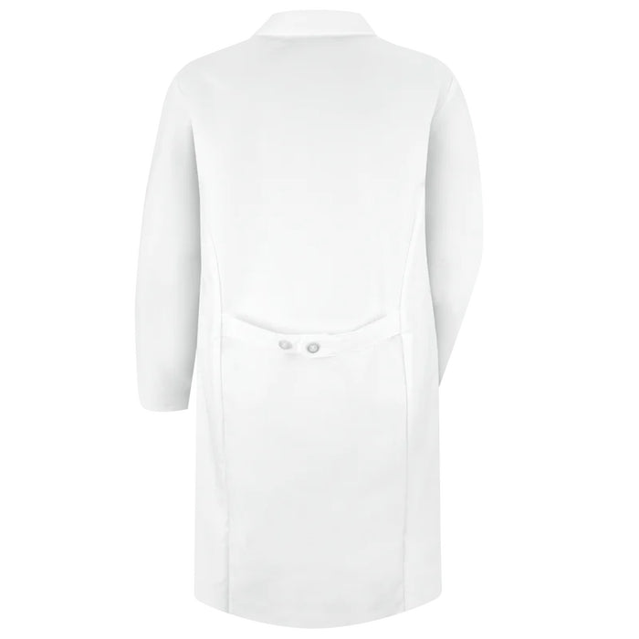 Red Kap® Women's Lab Coat with Adjustable belted back and princess seams - White- 5210WH