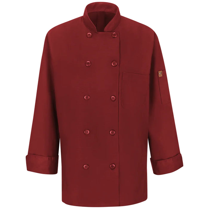 Red Kap® Women's Performance Mesh Chef Coat with OilBlok + MIMIX® - 041X