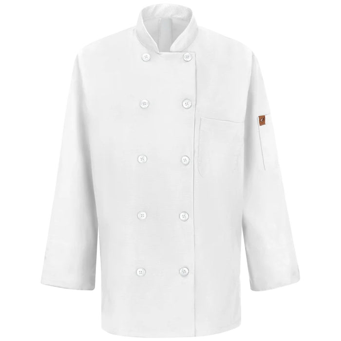 Red Kap® Women's Performance Mesh Chef Coat with OilBlok + MIMIX® - 041X