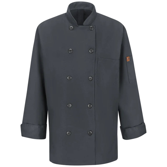 Red Kap® Women's Performance Mesh Chef Coat with OilBlok + MIMIX® - 041X