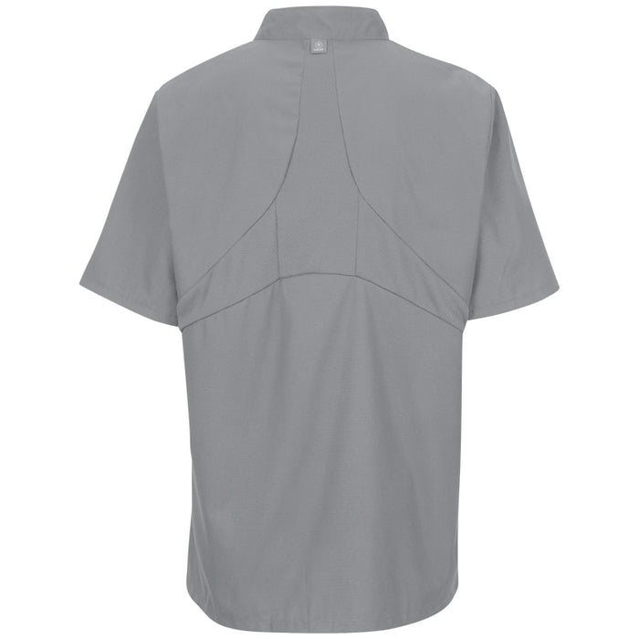 Red Kap® Women's Short Sleeve Double-Breasted Chef Coat with OilBlok + MIMIX® - 045X
