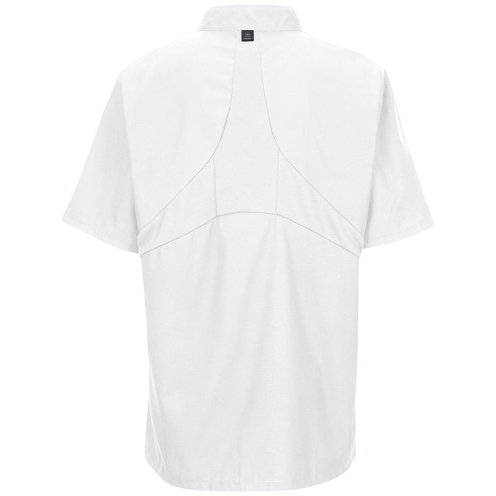 Red Kap® Women's Short Sleeve Double-Breasted Chef Coat with OilBlok + MIMIX® - 045X