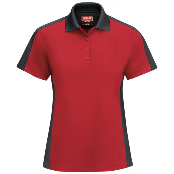 Red Kap® Women's Short Sleeve Performance Knit® Two-Tone Polo - SK53