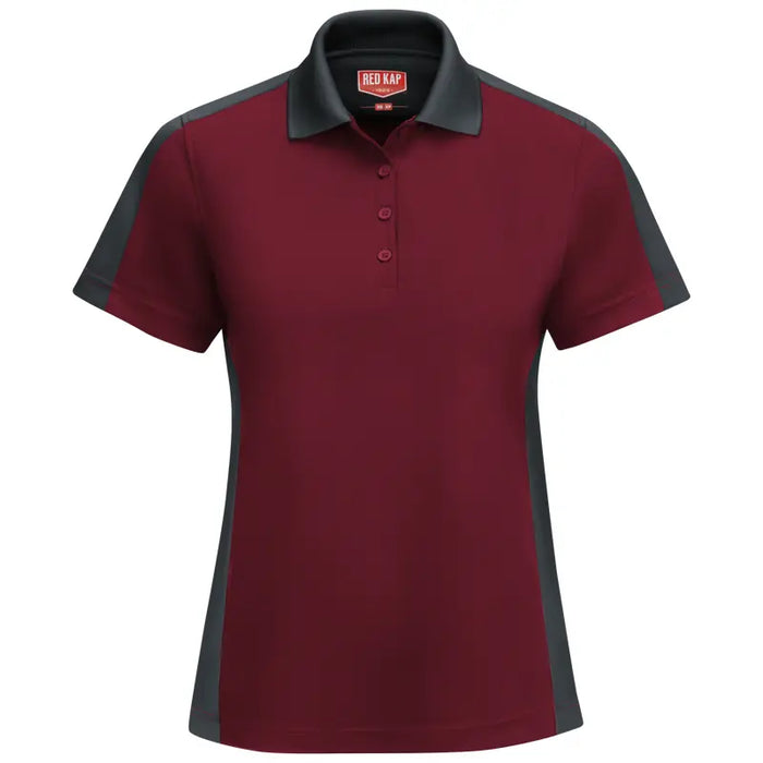 Red Kap® Women's Short Sleeve Performance Knit® Two-Tone Polo - SK53
