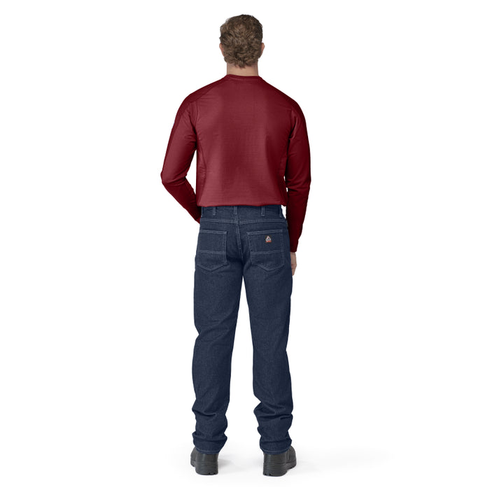 Bulwark® FR Men's Lightweight Flex Knit Henley CAT 2 - STL2