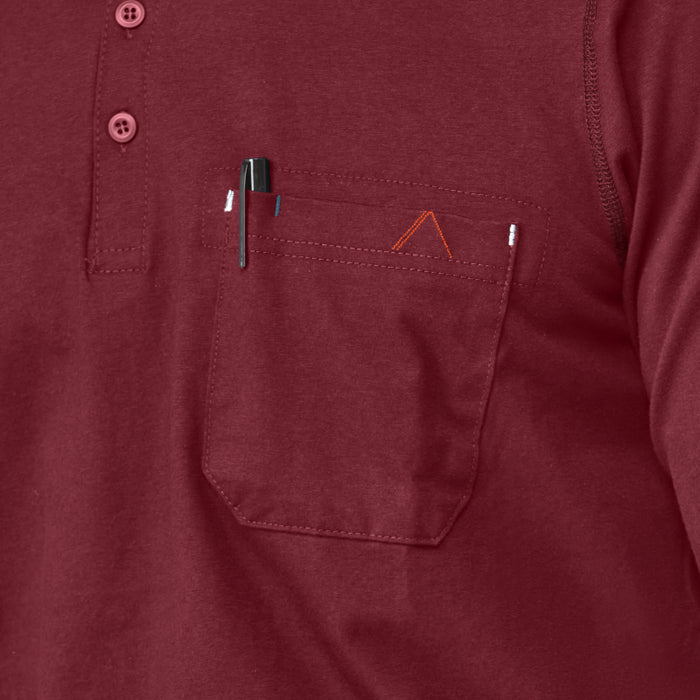 Bulwark® FR Men's Lightweight Flex Knit Henley CAT 2 - STL2