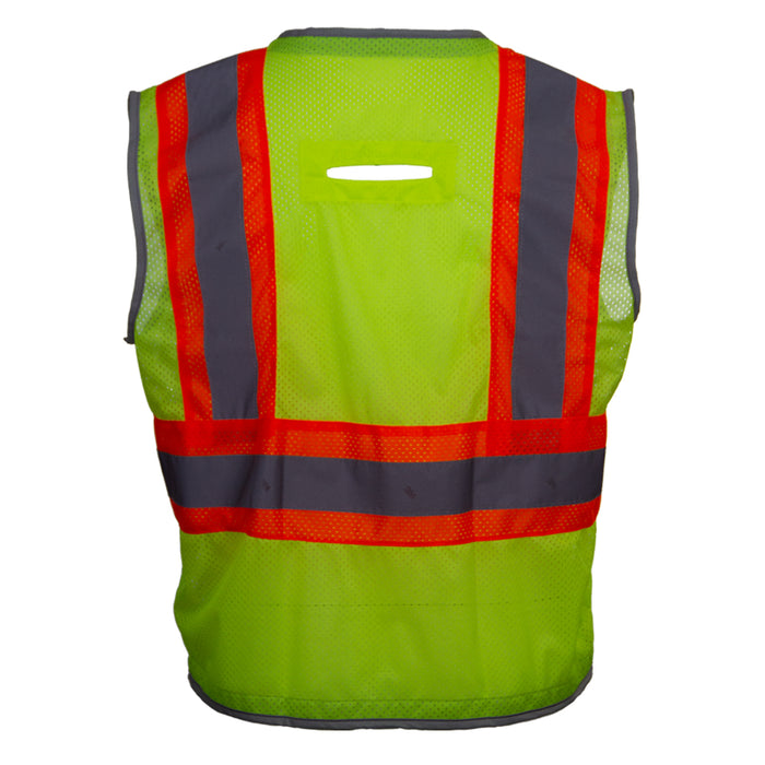 Reflective Apparel Hi-Vis Surveyor Economy Safety Vest  - ANSI Class 2 Type R - 589ET