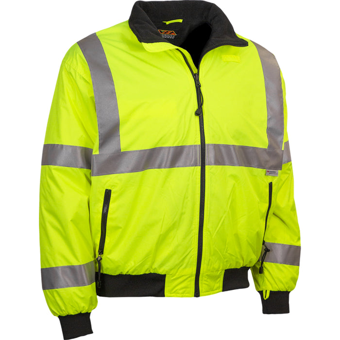 Reflective Apparel™ Hi Vis Water Resistant 3-Seasons Jacket - ANSI Class 3 Type R - 421ST