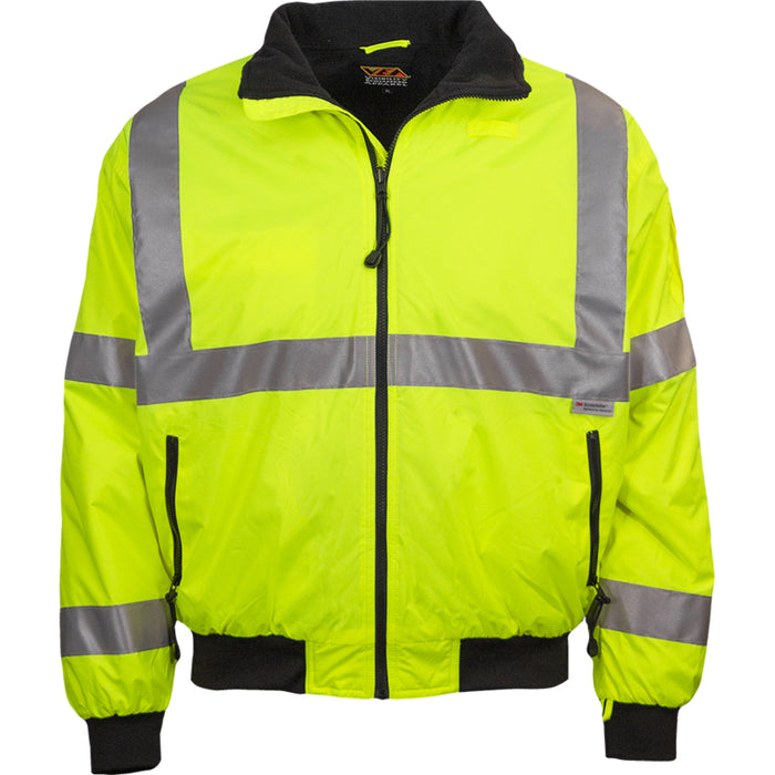 Reflective Apparel™ Hi Vis Water Resistant 3-Seasons Jacket - ANSI Class 3 Type R - 421ST