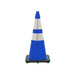 jbc-traffic-safety-cone-navy-blue-28-inch-tall-7-lbs-6-inch-4-inch-3m-reflective-collars