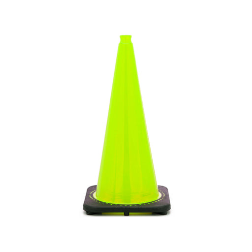jbc-traffic-safety-cone-lime-28-inch-tall-7-lbs-no-collars
