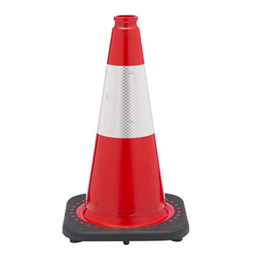 jbc-traffic-safety-cone-red-18-inch-tall-6-inch-3m-reflective-collars