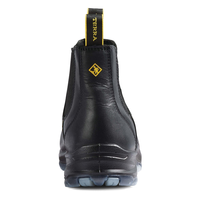 Terra® Men's Murphy 6" Soft Toe Pull-On Work Boots - Black - R4NSBK