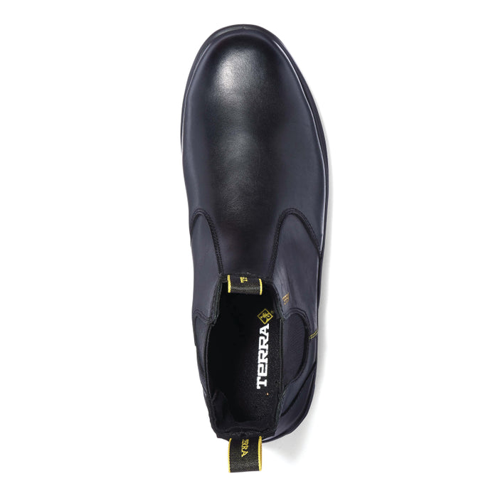 Terra® Men's Murphy 6" Soft Toe Pull-On Work Boots - Black - R4NSBK